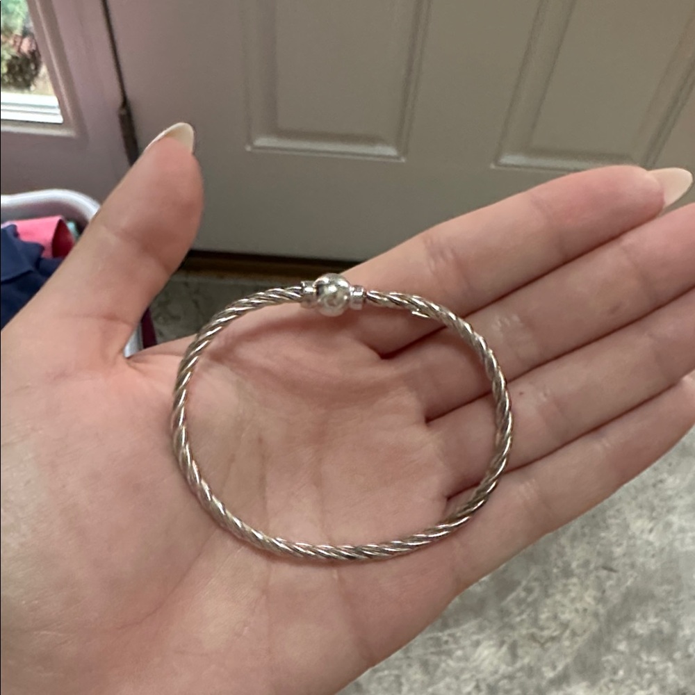 Cape Cod Silver Twisted Bracelet (small wrist)